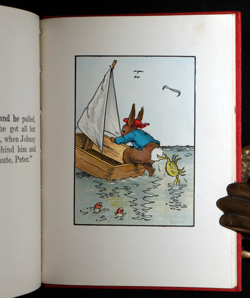 1935 Rare Book with Dust Jacket - How Peter Rabbit Went to Sea by Duff Graham