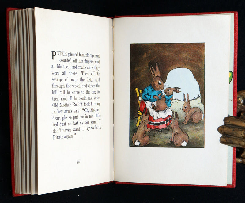 1935 Rare Book with Dust Jacket - How Peter Rabbit Went to Sea by Duff Graham