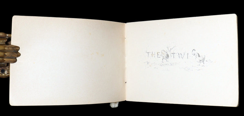 1890 Rare Book- The Twigs, Christmas at Ruddock Hall, Illustrated by R. Dudley