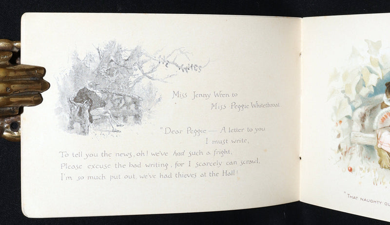 1890 Rare Book- The Twigs, Christmas at Ruddock Hall, Illustrated by R. Dudley