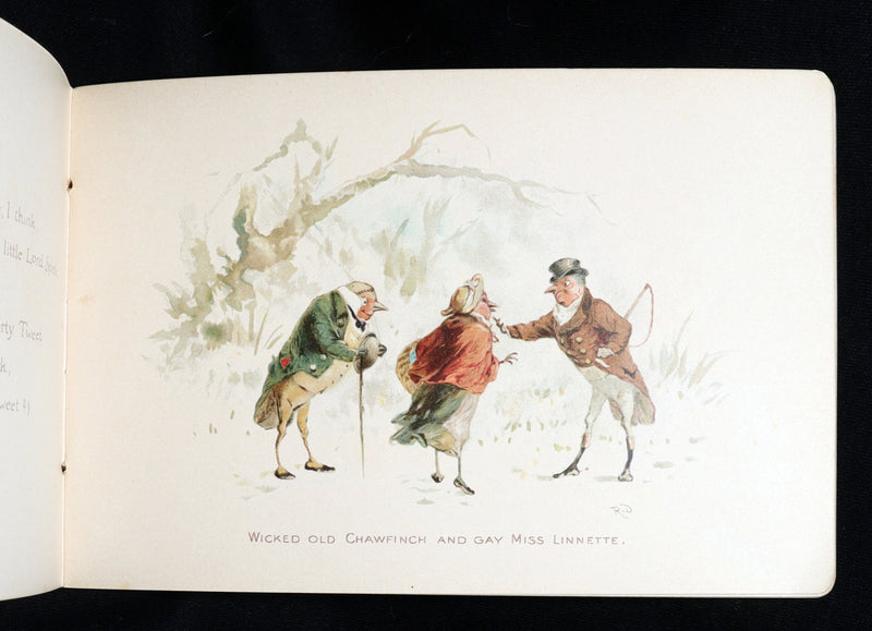 1890 Rare Book- The Twigs, Christmas at Ruddock Hall, Illustrated by R. Dudley