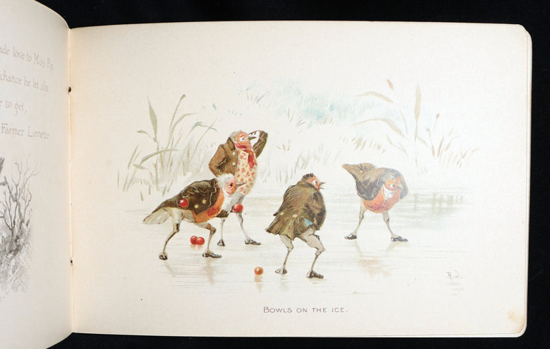 1890 Rare Book- The Twigs, Christmas at Ruddock Hall, Illustrated by R. Dudley