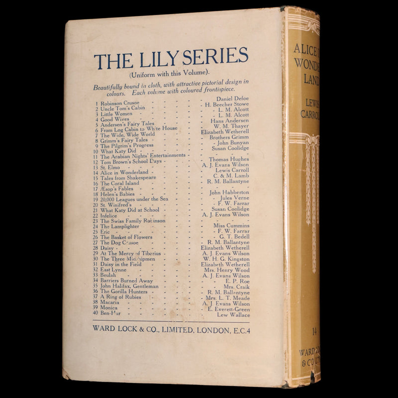 1916 Rare Book in Scarce Dust Jacket - Alice’s Adventures in Wonderland