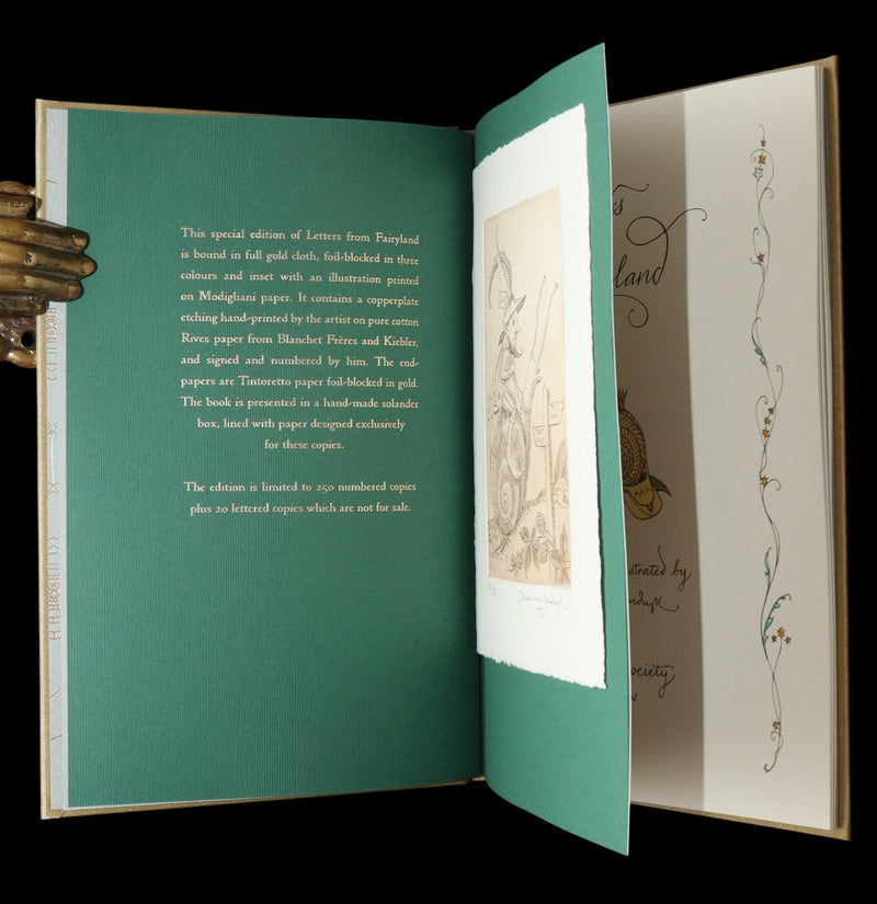 2020 Signed Limited Ed. - Letters from Fairyland by Charles van Sandwyk #46/250