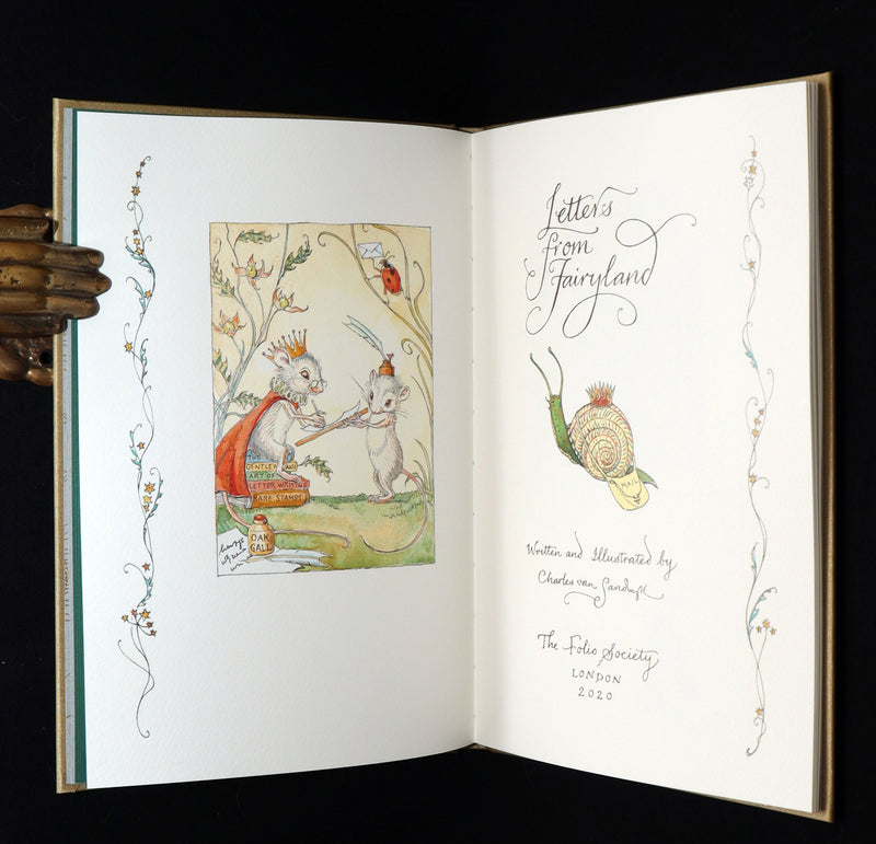 2020 Signed Limited Ed. - Letters from Fairyland by Charles van Sandwyk #46/250