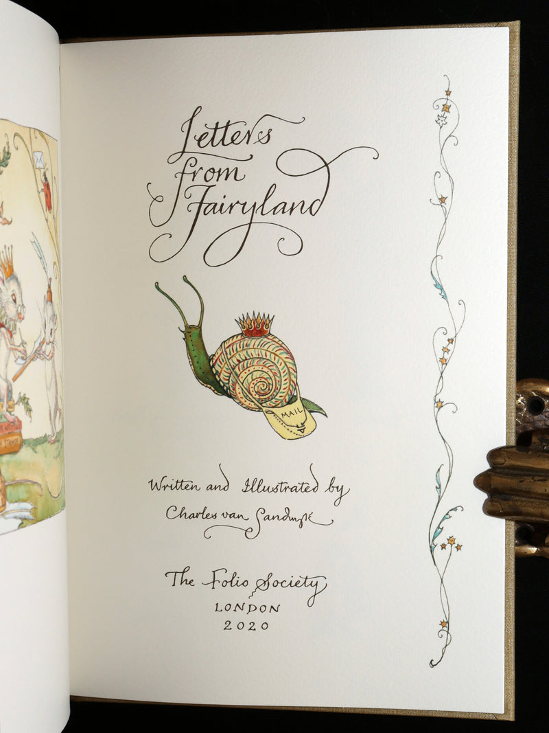 2020 Signed Limited Ed. - Letters from Fairyland by Charles van Sandwyk #46/250