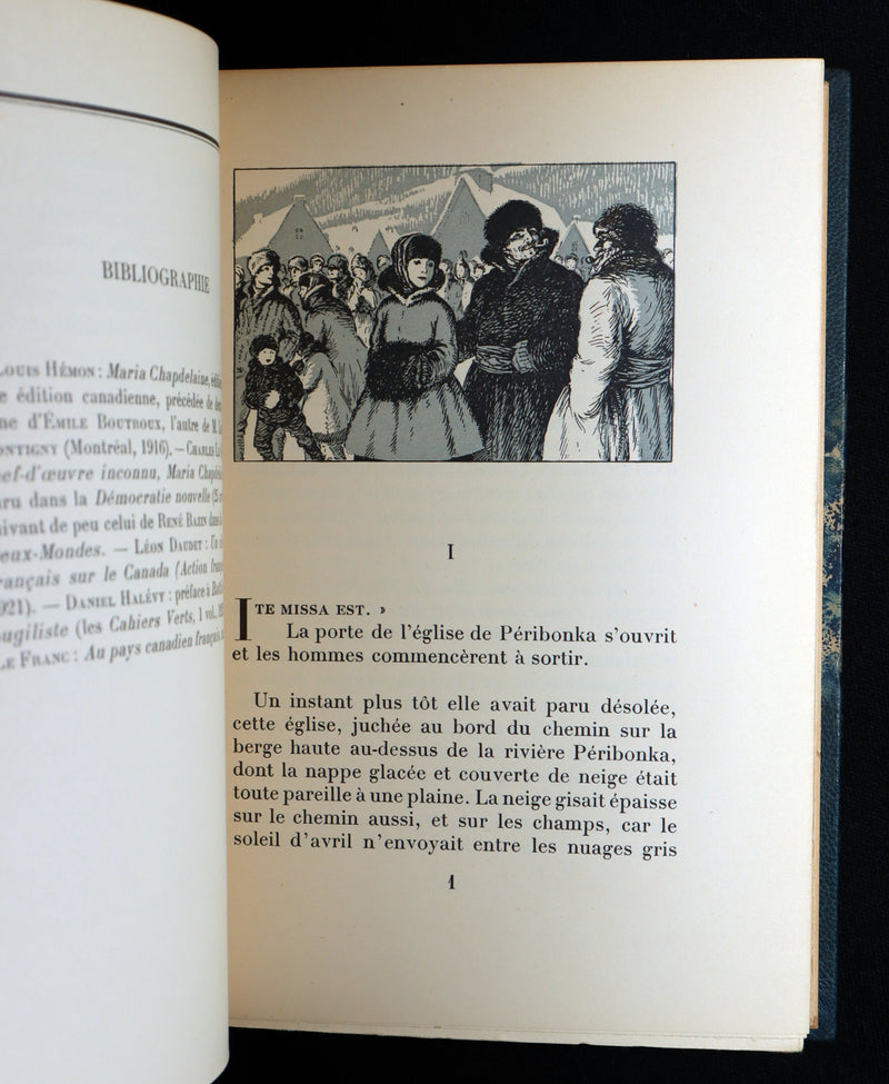 1932 Rare Limited French Edition - Maria Chapdelaine by Louis Hemon, Illustrated