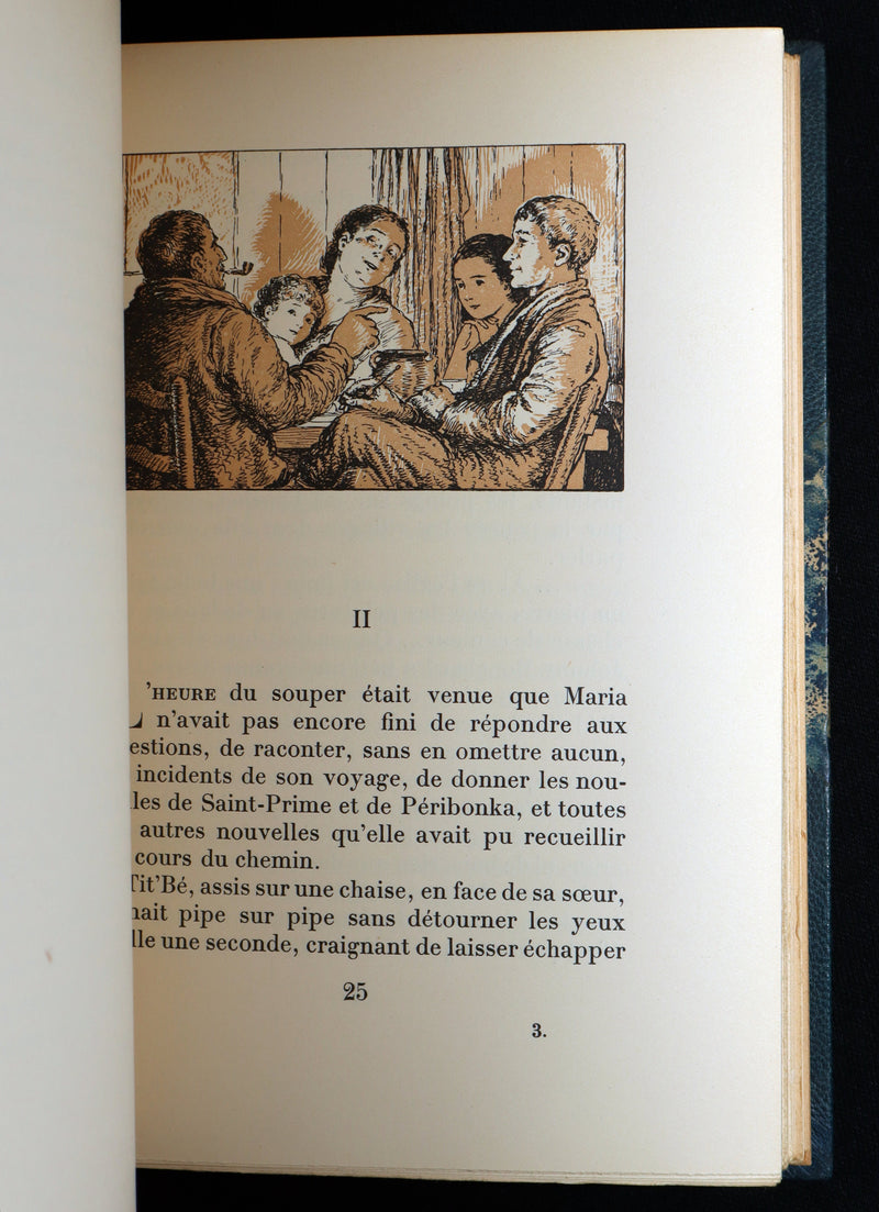 1932 Rare Limited French Edition - Maria Chapdelaine by Louis Hemon, Illustrated
