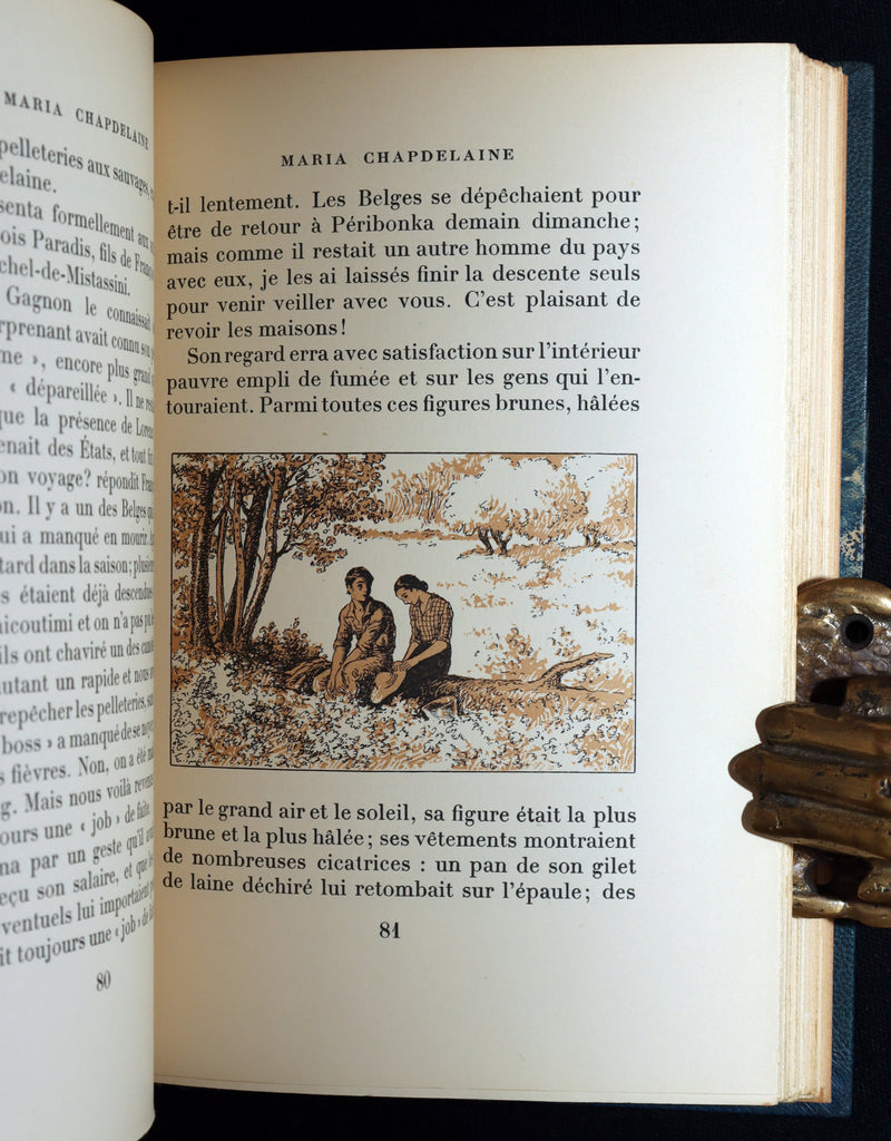 1932 Rare Limited French Edition - Maria Chapdelaine by Louis Hemon, Illustrated