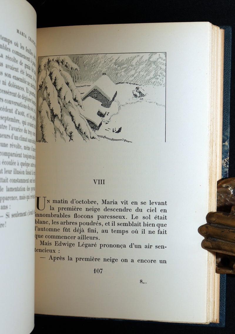 1932 Rare Limited French Edition - Maria Chapdelaine by Louis Hemon, Illustrated