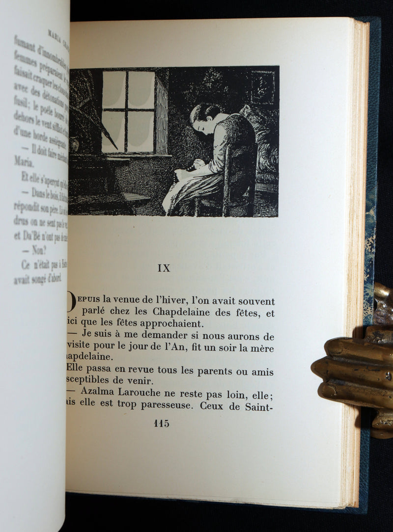 1932 Rare Limited French Edition - Maria Chapdelaine by Louis Hemon, Illustrated