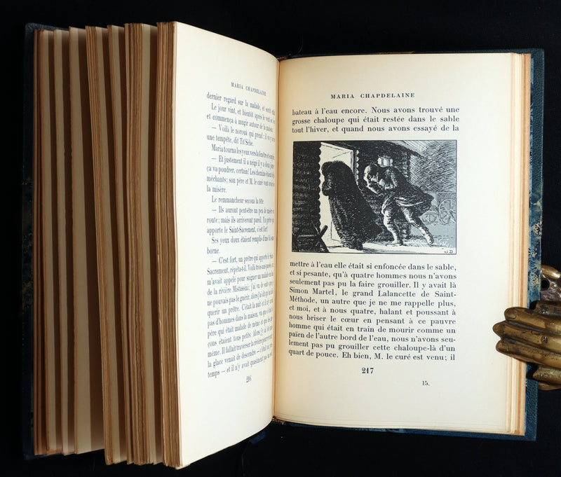 1932 Rare Limited French Edition - Maria Chapdelaine by Louis Hemon, Illustrated