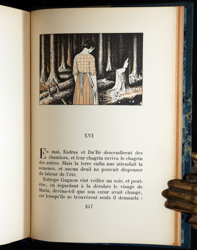 1932 Rare Limited French Edition - Maria Chapdelaine by Louis Hemon, Illustrated