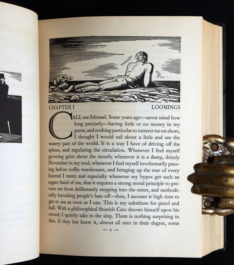 1930 Rare First Edition - Moby Dick by Melville illustrated by Rockwell Kent