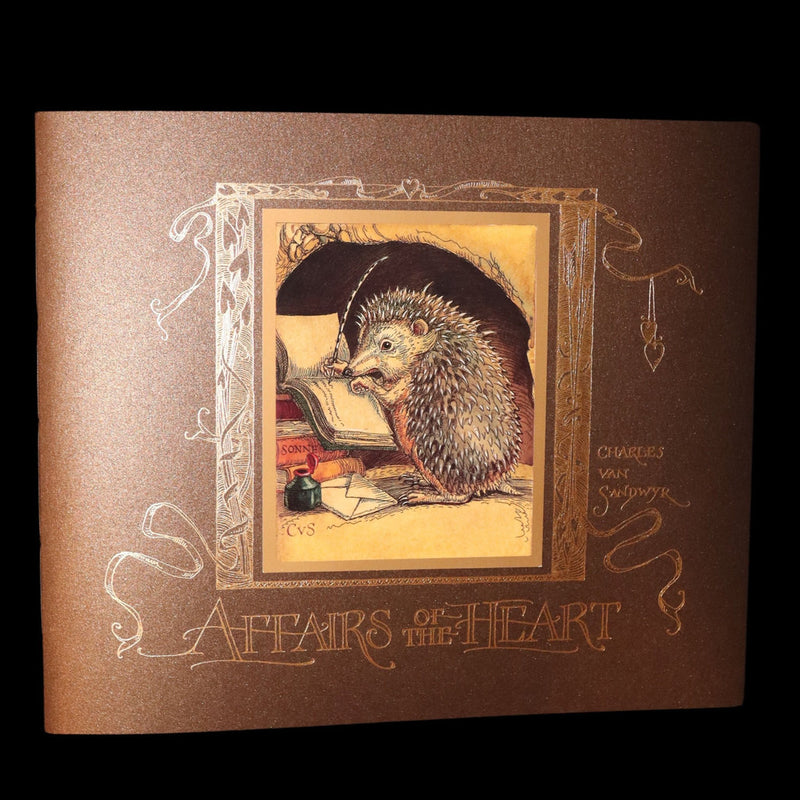 2019 Rare Signed Book - Affairs Of The Heart by Charles van Sandwyk