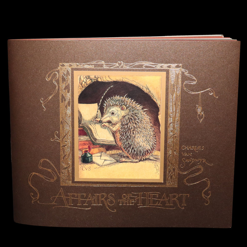2019 Rare Signed Book - Affairs Of The Heart by Charles van Sandwyk