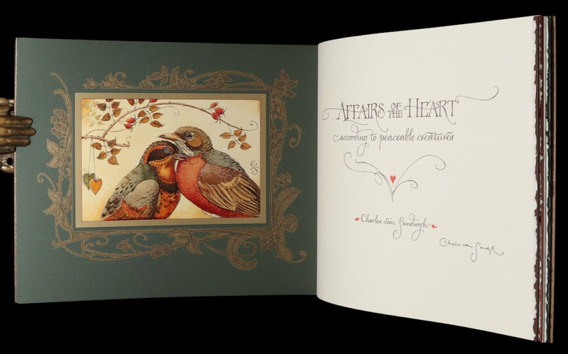 2019 Rare Signed Book - Affairs Of The Heart by Charles van Sandwyk