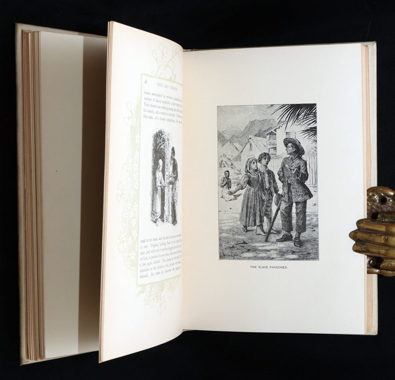 1892 Near Fine Book - Paul and Virginia Illustrated by Maurice Leloir