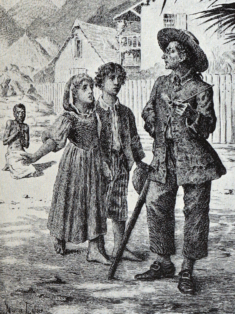 1892 Near Fine Book - Paul and Virginia Illustrated by Maurice Leloir