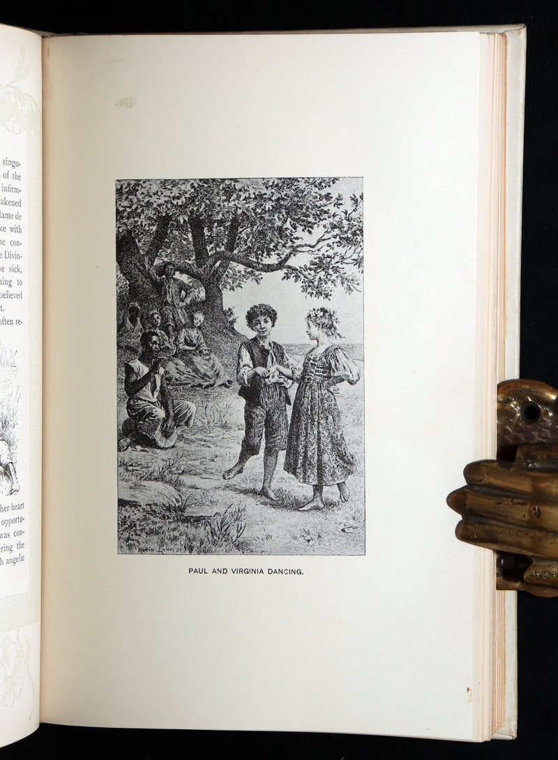 1892 Near Fine Book - Paul and Virginia Illustrated by Maurice Leloir