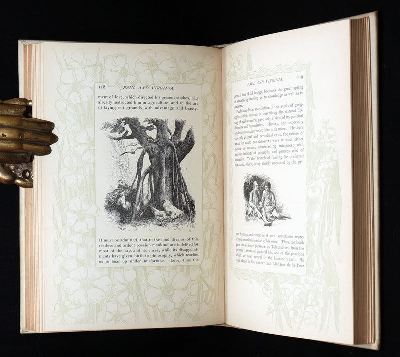 1892 Near Fine Book - Paul and Virginia Illustrated by Maurice Leloir
