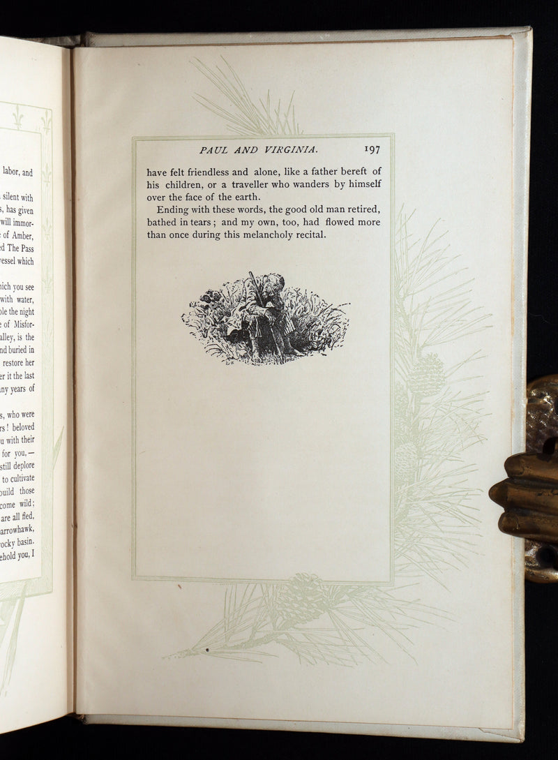 1892 Near Fine Book - Paul and Virginia Illustrated by Maurice Leloir