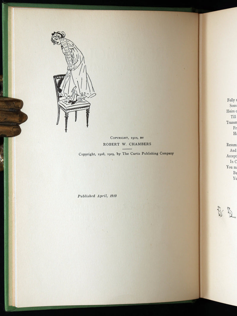 1910 Scarce 1stED -The Green Mouse by R. W. Chambers Illustrated by E. Frederick