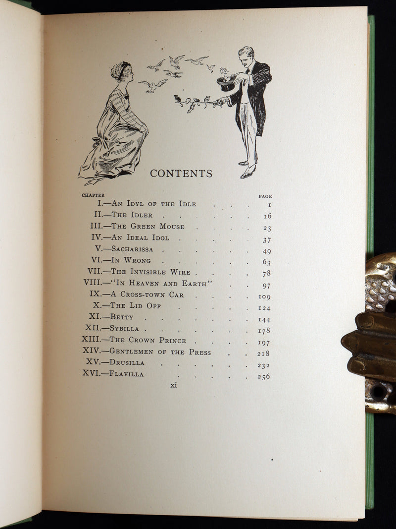 1910 Scarce 1stED -The Green Mouse by R. W. Chambers Illustrated by E. Frederick