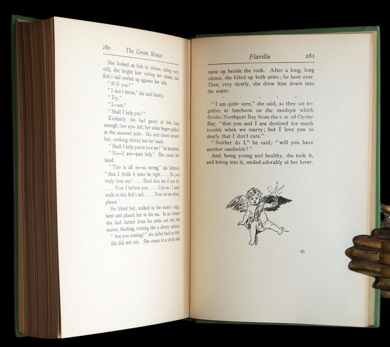 1910 Scarce 1stED -The Green Mouse by R. W. Chambers Illustrated by E. Frederick