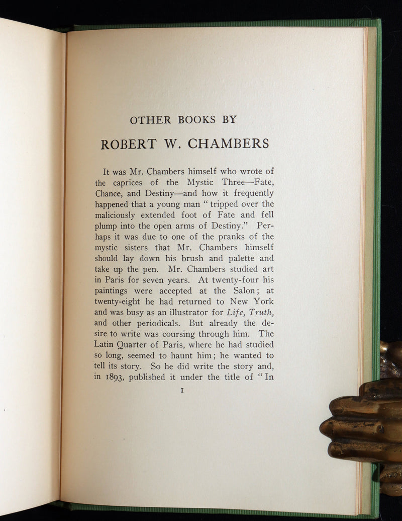 1910 Scarce 1stED -The Green Mouse by R. W. Chambers Illustrated by E. Frederick