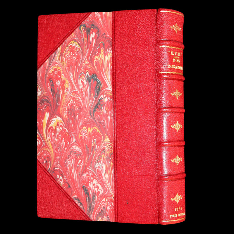 1885 First Edition - The Poetic of the Rose, Ros Rosarum by E.V.B.