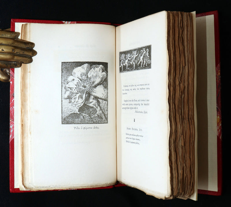 1885 First Edition - The Poetic of the Rose, Ros Rosarum by E.V.B.