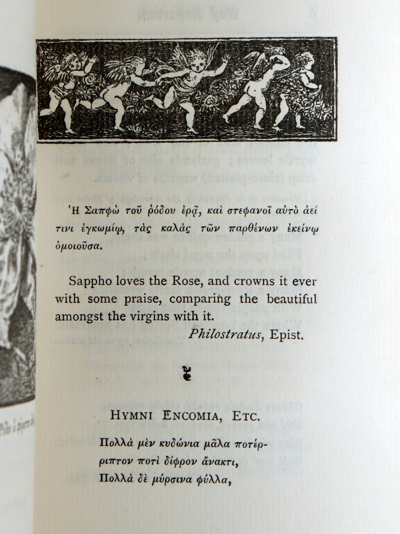 1885 First Edition - The Poetic of the Rose, Ros Rosarum by E.V.B.