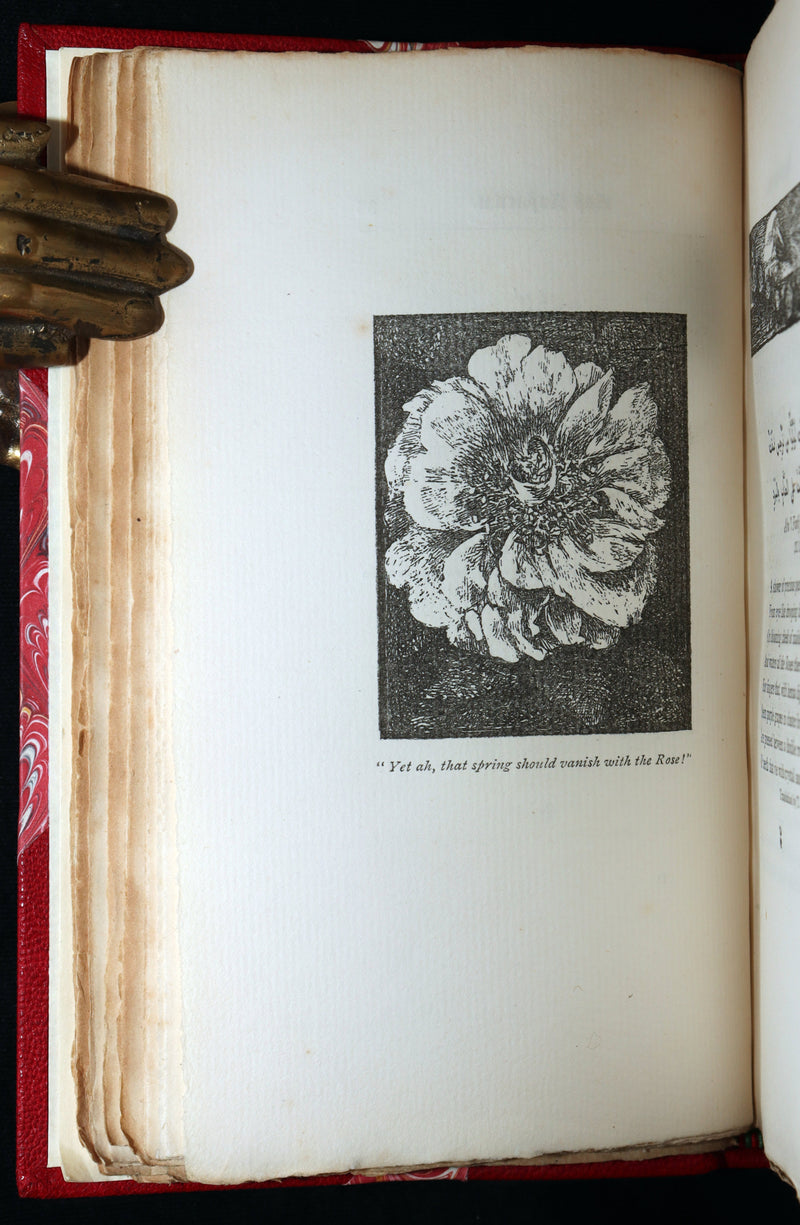 1885 First Edition - The Poetic of the Rose, Ros Rosarum by E.V.B.