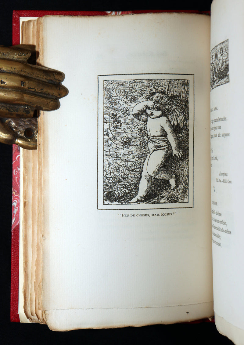 1885 First Edition - The Poetic of the Rose, Ros Rosarum by E.V.B.