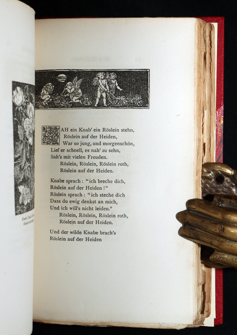 1885 First Edition - The Poetic of the Rose, Ros Rosarum by E.V.B.