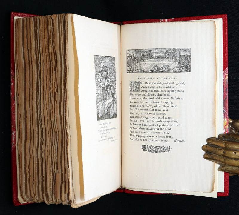 1885 First Edition - The Poetic of the Rose, Ros Rosarum by E.V.B.