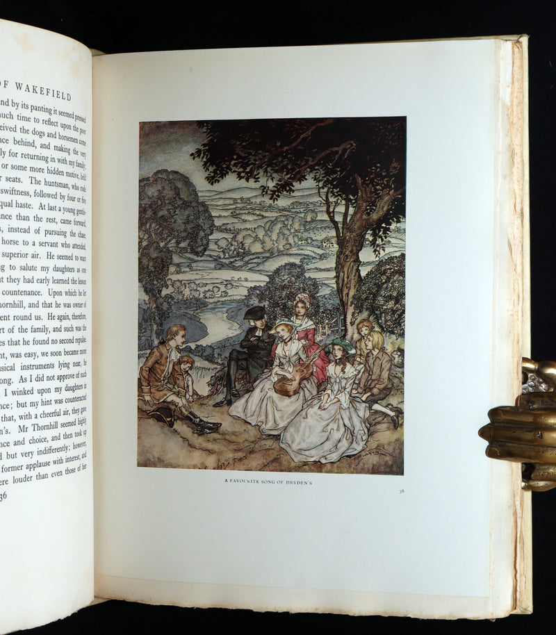 1929 Rare Signed Edition #458 - The Vicar of Wakefield Illustrated by Rackham