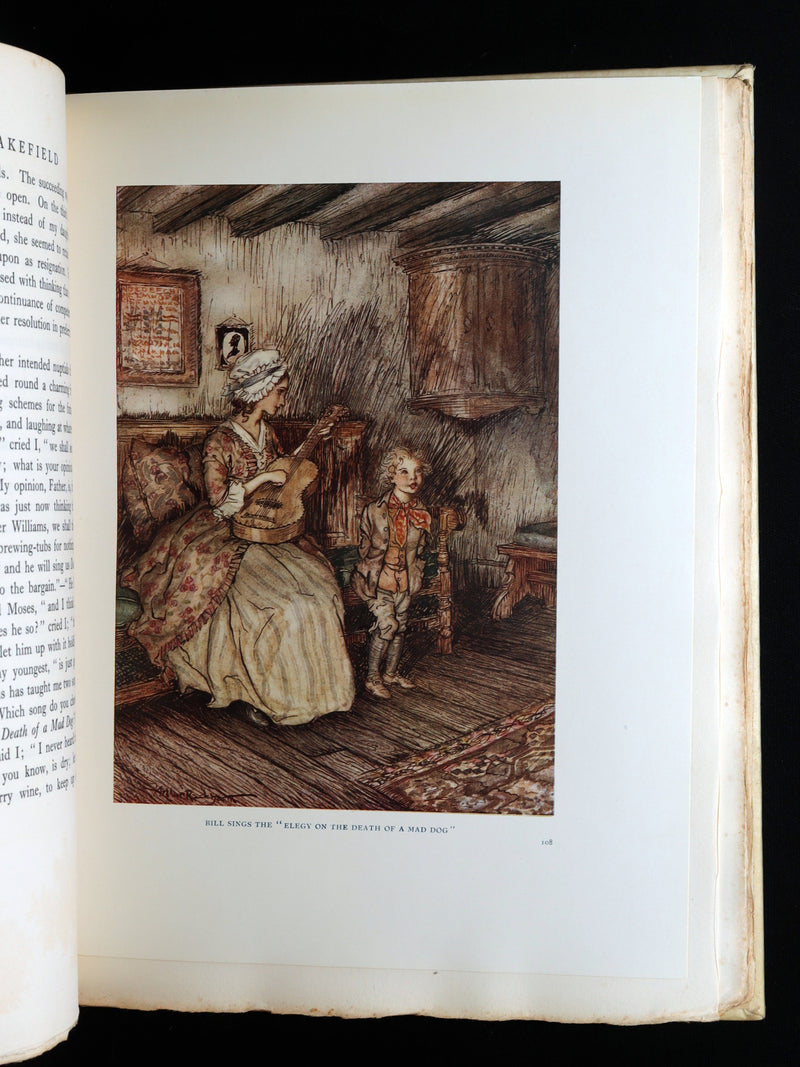 1929 Rare Signed Edition #458 - The Vicar of Wakefield Illustrated by Rackham