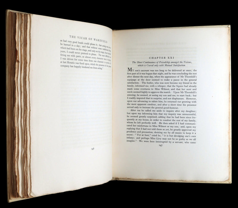 1929 Rare Signed Edition #458 - The Vicar of Wakefield Illustrated by Rackham