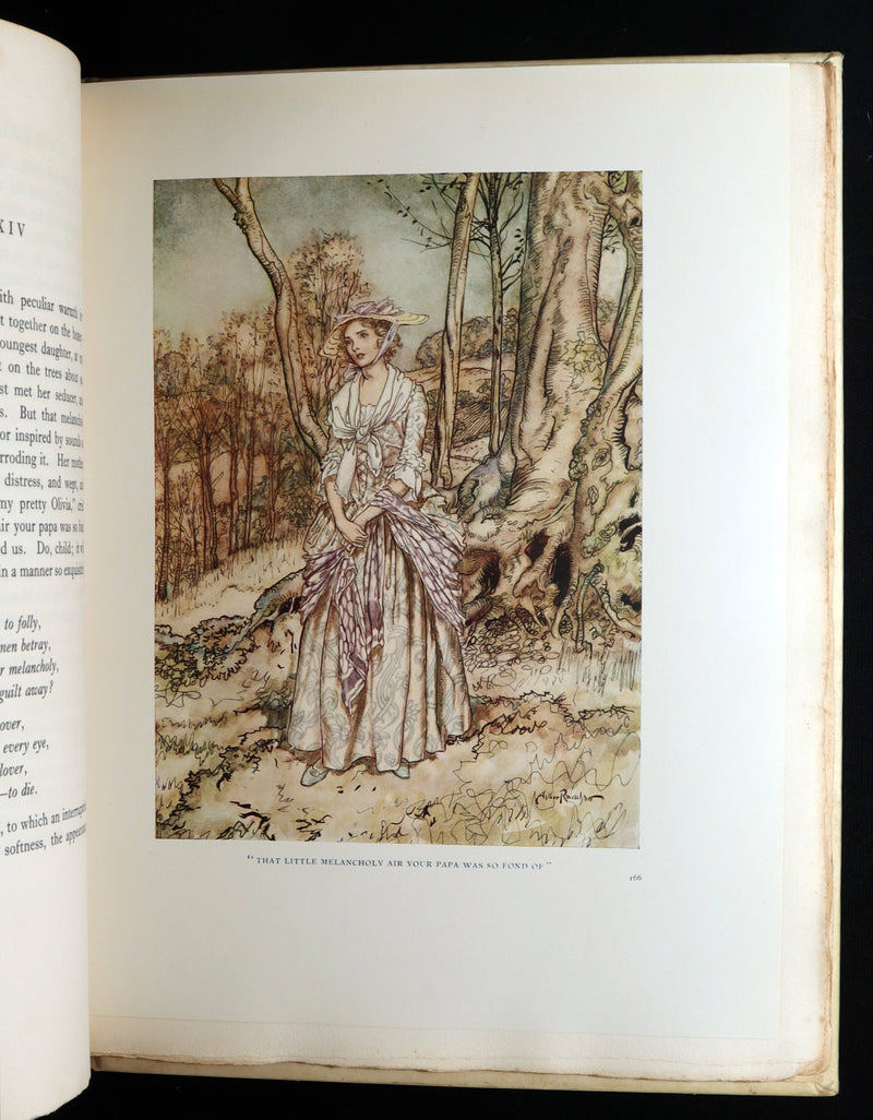 1929 Rare Signed Edition #458 - The Vicar of Wakefield Illustrated by Rackham