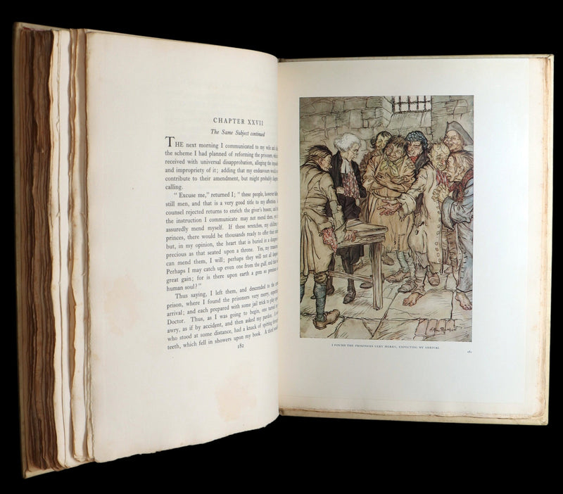 1929 Rare Signed Edition #458 - The Vicar of Wakefield Illustrated by Rackham