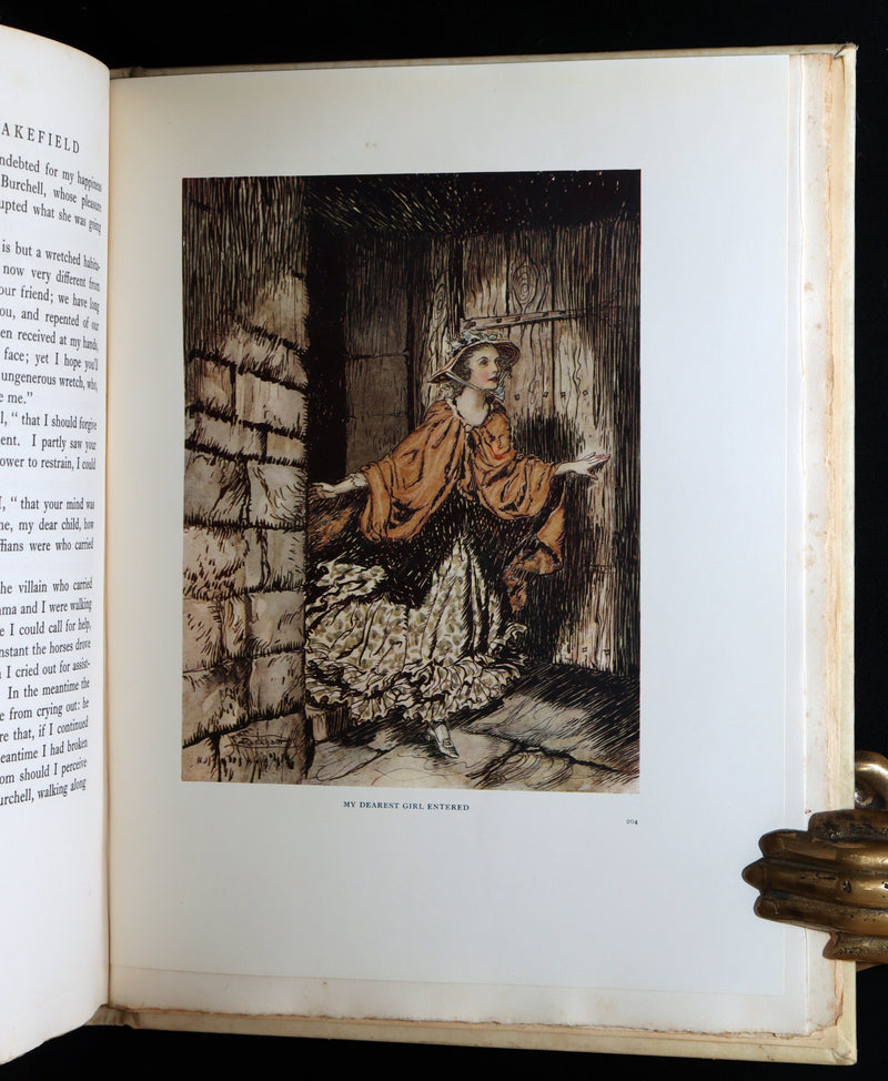 1929 Rare Signed Edition #458 - The Vicar of Wakefield Illustrated by Rackham