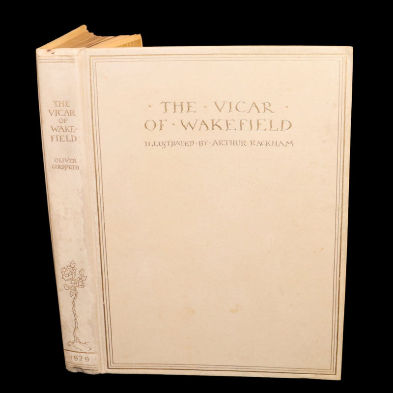 1929 Rare Signed Edition #458 - The Vicar of Wakefield Illustrated by Rackham