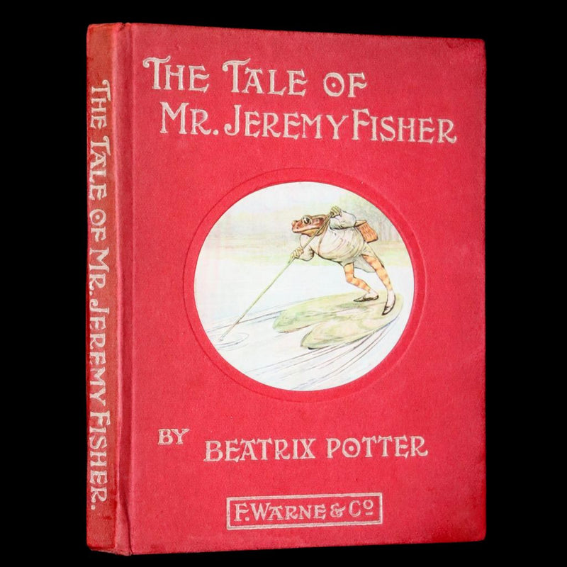 1910 Rare Book - The Tale of Mr. Jeremy Fisher by Beatrix Potter