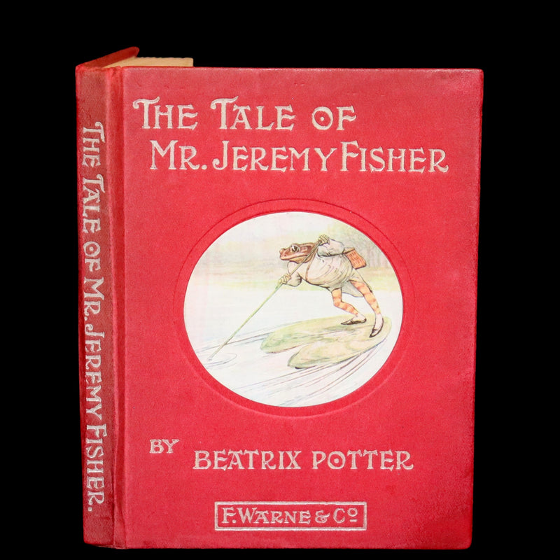 1910 Rare Book - The Tale of Mr. Jeremy Fisher by Beatrix Potter