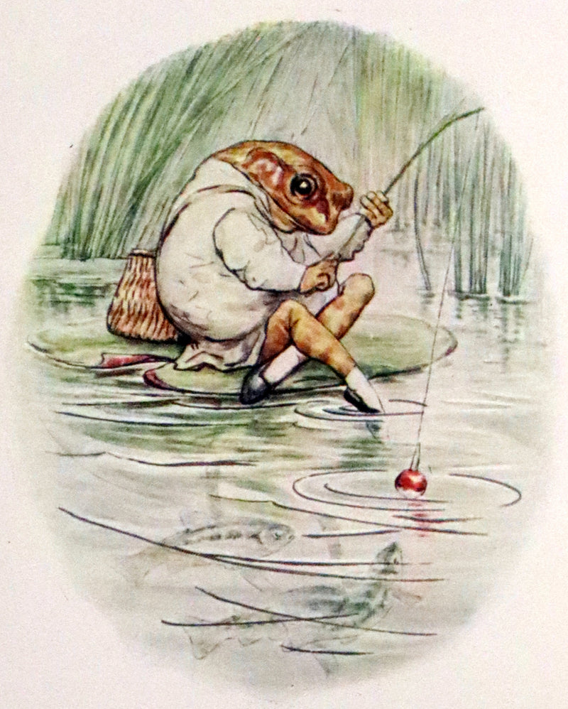 1910 Rare Book - The Tale of Mr. Jeremy Fisher by Beatrix Potter