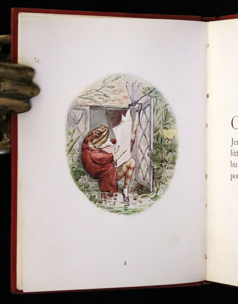 1910 Rare Book - The Tale of Mr. Jeremy Fisher by Beatrix Potter