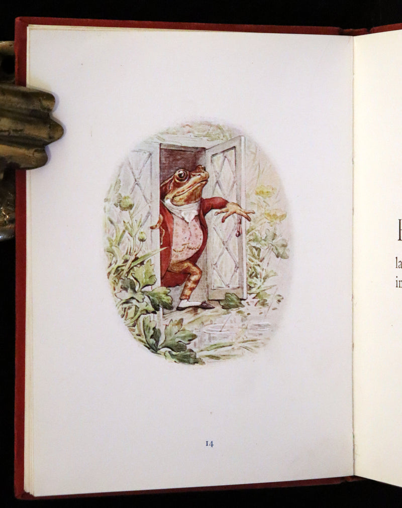 1910 Rare Book - The Tale of Mr. Jeremy Fisher by Beatrix Potter