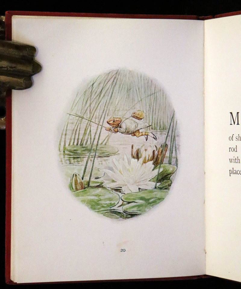 1910 Rare Book - The Tale of Mr. Jeremy Fisher by Beatrix Potter